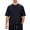 Navy, variant on hotojiny Mens Casual T-Shirts Textured Classic Fit Half Sleeve Knit Tees Loose Crewneck Solid Color Tee Shirts S-3XL