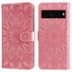 thumbnail image 2 of Funda tipo cartera GANGXUN para Google Pixel 7 Pro , diseño girasol, cuero PU, soporte, cierre magnético, tarjetero, 2 of 5