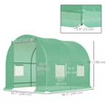 thumbnail image 3 of Outsunny Large Walk-in Portable Greenhouse Tunnel, 3 of 10