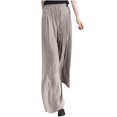 thumbnail image 6 of SDNall Wide Leg Pants for Women New Casual Quick Drying Sun Protection Lightweight and High Elastic Wide Leg Pants for Spring and Summer Flowy Pants for Women (Khaki,Sizes：M-2XL), 6 of 9