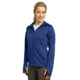 thumbnail image 4 of Sport-Tek Womens Tech Fleece Full Zip Hooded Jacket X-Small True Royal, 4 of 5