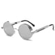 thumbnail image 4 of Gafas de sol Steampunk, gafas de sol retro de metal con montura gruesa y redonda, gafas de primavera, gafas Prince, 4 of 5
