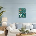 thumbnail image 2 of Stupell Industries Drifting Colors Boats Canvas Wall Art, design by Hannah Dawson, 24 x 16, 2 of 7