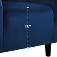 thumbnail image 6 of THJTDH Barrel Chair,Boucle Fabric Club Chair,  Elegant Armchair with Cozy Soft Padded, Suitable for Living Room Bedroom Reception Room Office, Navy Blue, 6 of 9