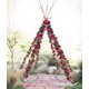 thumbnail image 4 of Guirnalda de buganvillas Artificiales, 4 guirnaldas de Flores Rosadas, Seda sintética, buganvillas para decoración Artificial para Boda, Arco, Mesa, jardín (Rosa Profundo), 4 of 4