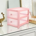 thumbnail image 4 of unbranded Organizador Multifuncional Rosa Para Escritorio Con Estilo Cajón Para Maquillaje Y Papelería, 4 of 6