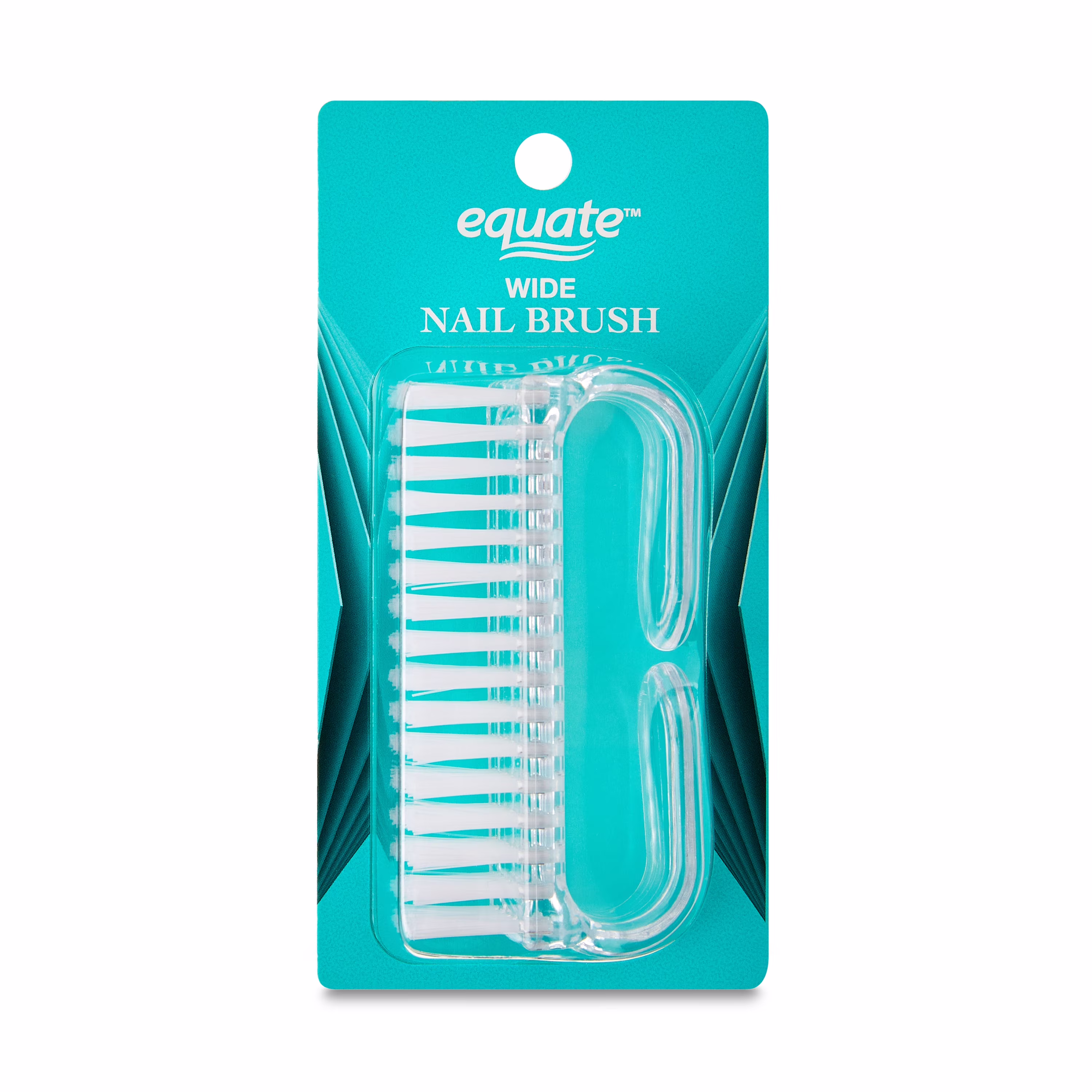 thumbnail image 6 of Equate Wide Plastic Nail Brush, Clear, 1 Count, 6 of 6