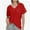 Red, variant on Womens T Shirts Short Sleeve V-Neck Shirts Cute Fit Summer Casual Tee Tops