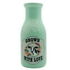 The Pioneer Woman Teal Milk Jar Vase