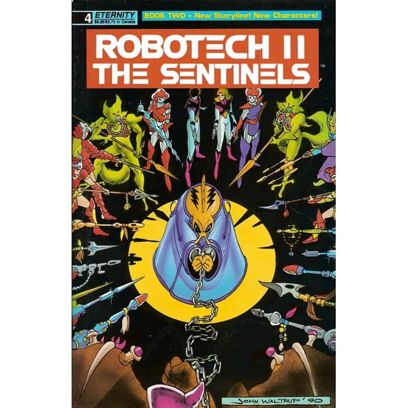 Robotech II: The Sentinels Book II #4 VF ; Eternity Comic Book