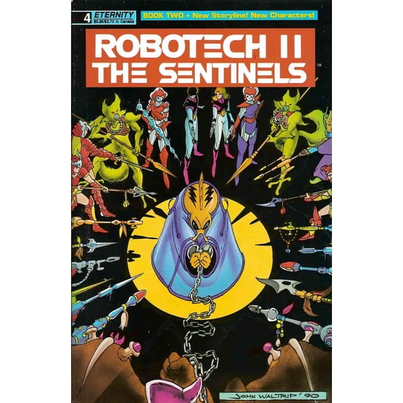 Robotech II: The Sentinels Book II #4 VF ; Eternity Comic Book