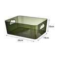 thumbnail image 2 of Caja de almacenamiento para baño, organizador de escritorio y almacenamiento portátil de escritorio multiusos Verde, 2 of 8