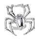 thumbnail image 1 of Anillo de araña, anillo abierto, accesorios de disfraz de moda, simulación creativa gótica. Plateado, 1 of 9