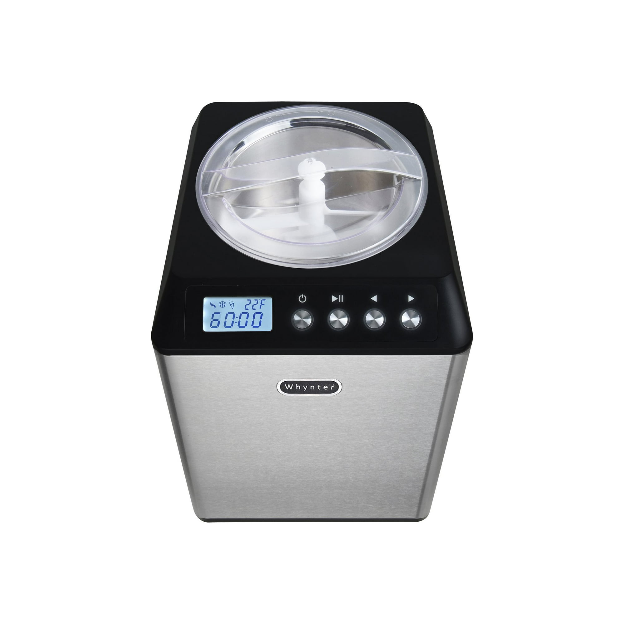 Whynter ICM-201SB - Ice cream maker - 2.1 qt - 180 W - black