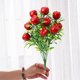 thumbnail image 5 of Arreglos florales de simulación de frutas al aire libre, plantas artificiales de bonsái para la decoración de la sala de estar y la mesa de comedor - Manzana, 5 of 6