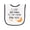 White and Black, variant on Inktastic I Love My Oma to the Moon and Back Baby Terry Cloth Bib