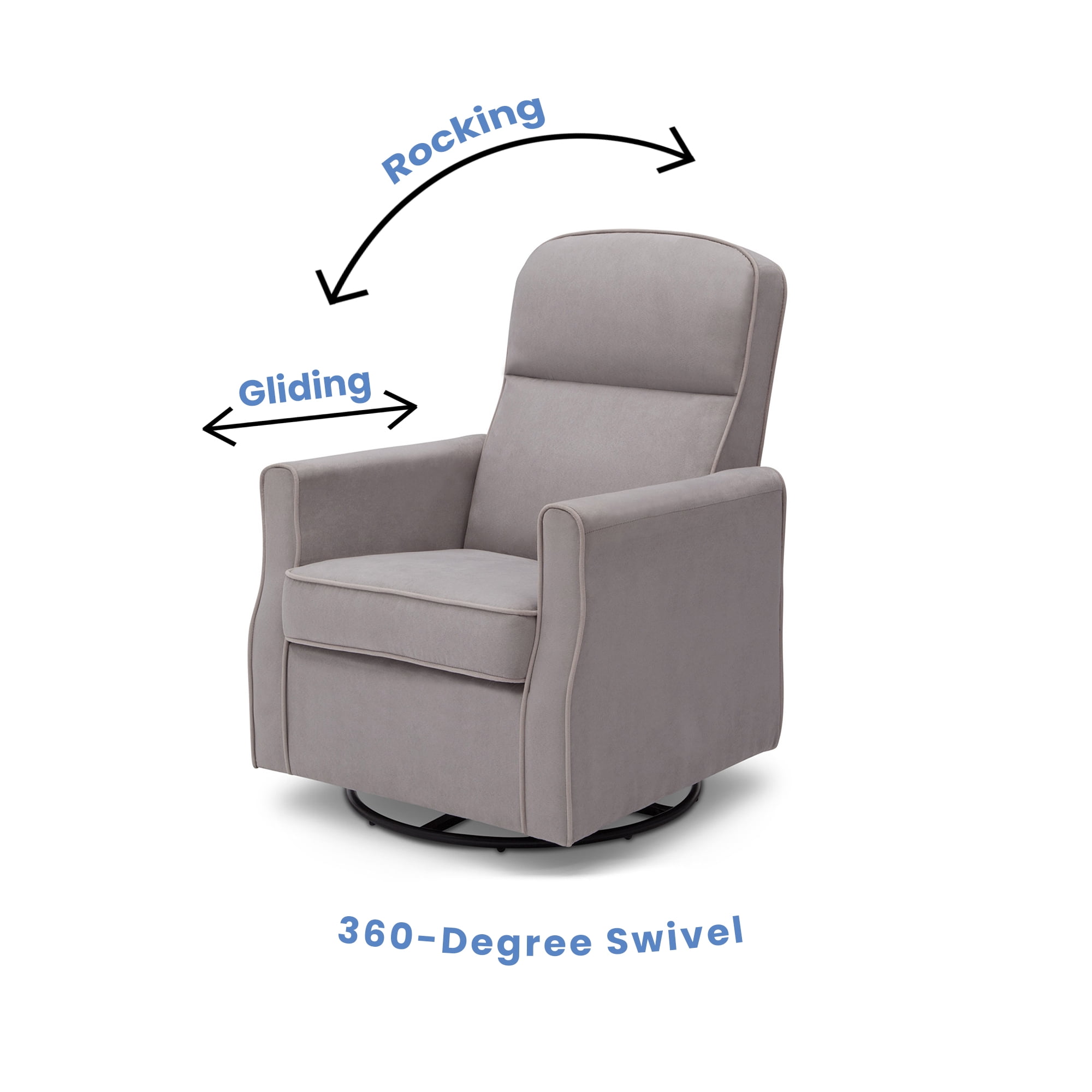 delta slim nursery glider