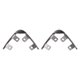 thumbnail image 1 of 2 Pares de zapatos Punta protector de metal Unique Bargains negro 0.87'x1.38'x0.39', 1 of 6