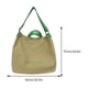 thumbnail image 5 of Bolsos de mensajero de moda de lona para mujer Bolsos de color de contraste Bolsos de ocio simples Hugtrwg Para estrenar, 5 of 5