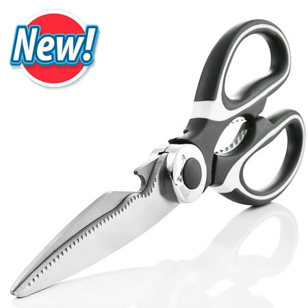 Kitchen Shears Heavy Duty Kitchen Scissors Ultra Sharp Stainless Steel Kitchen Shears for Poultry Meat Chicken (Best Rated Kitchen Shears)