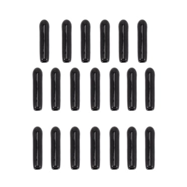 Shisuyan Threading Hole Cover Black Pvc 200Pcs