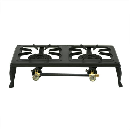 Stansport Cast Iron Stove - Double Burner (Best Double Sided Stove)