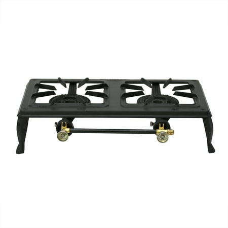 - Stansport Cast Iron Stove - Double Burner