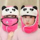thumbnail image 1 of SZTXJ PINK Cute Children's Chapka with Panda Pattern Thick Winter Hat Ski Snowboard Beanie Plush Chapka Ear Flap Trapper Russian Beanie for Cyclists S, 1 of 5