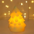 thumbnail image 6 of Ovzne Christmas Tree Led Flameless Candle - 3.94In Battery Powered Flickering Light, Ideal For Birthday Parties, Home, Bedroom Decor Christmas Tree Accents, 6 of 7