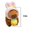 thumbnail image 3 of Creative Bunny Plush Toy Easter Capybara Cos Rabbit Stuffed Animal Doll Fun Gift ( Hat Can Be Removed!), 3 of 10
