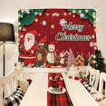 thumbnail image 1 of Christmas Background Cloth Holiday Party Event Decoration Tapestry Cloth Christmas Greetings Decoration Poster, 1 of 6