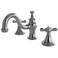 thumbnail image 2 of Kingston Brass KS7168BEX  KS7168BEX Widespread Lavatory Faucet with Brass Pop-Up, SN, 2 of 4
