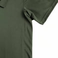 thumbnail image 4 of Avirosel Men's Casual Breathable Mesh Lapel Short Sleeve Tactical Polo Shirt for Outdoor Golf Sports Army Green, 4 of 8