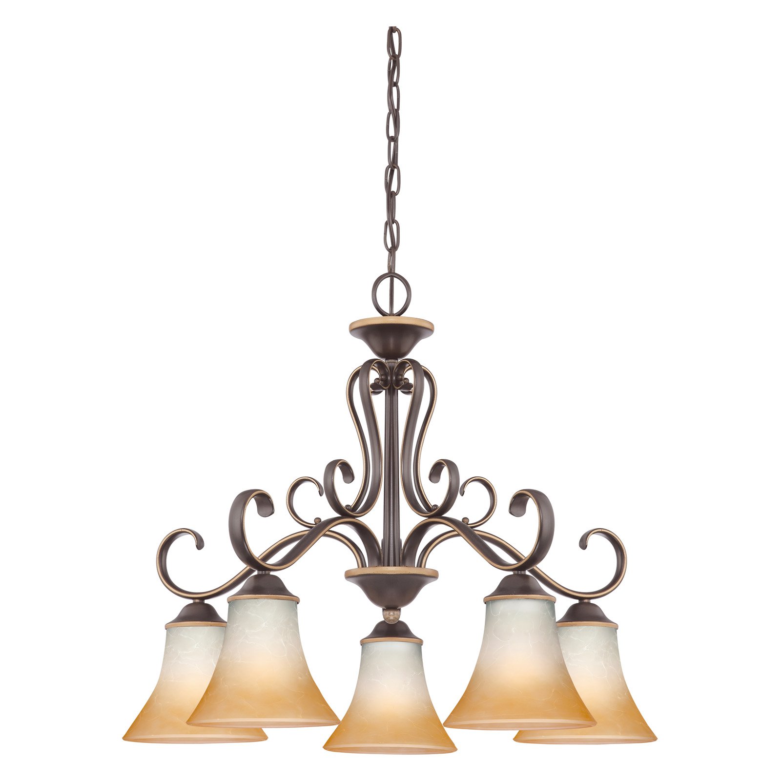 Quoizel Duchess DH5105PN 5 Light Chandelier - Walmart.com