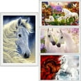 thumbnail image 4 of 5D DIY Wolf Crystal Needlework Animal Rhinestone Diamond Painting Animal Rhinestone Diamond Painting Home Room Decoration Resin Cross Stitch Picture, 4 of 7
