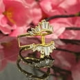 thumbnail image 3 of 1.55Ct. Baguette and Marquise Cut Ring Enhancer Wrap Wedding Ring For Women, 3 of 7