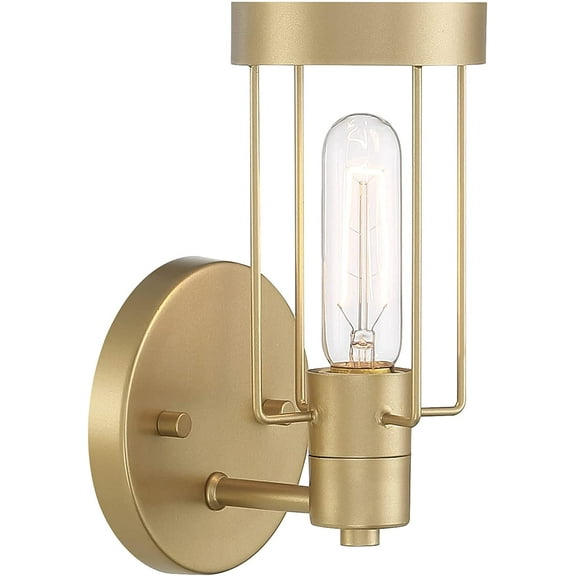 Designers Fountain Tafo 1 Light Golden Mist Wall Sconce Light, D273M-WS-GM