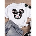 thumbnail image 1 of Disney Fashion Leopard Love Ear Trend Women Cartoon Print Clothing Mickey Mouse Tee Shirt Casual Graphic Short Sleeve T-shirtsXL Gao Jinjia LED, 1 of 2
