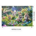 thumbnail image 4 of Easter Bunny Pattern Soft Velvet Carpet Festive Atmosphere Cute Decoration Carpet For Home 40X60CM A1, 4 of 4