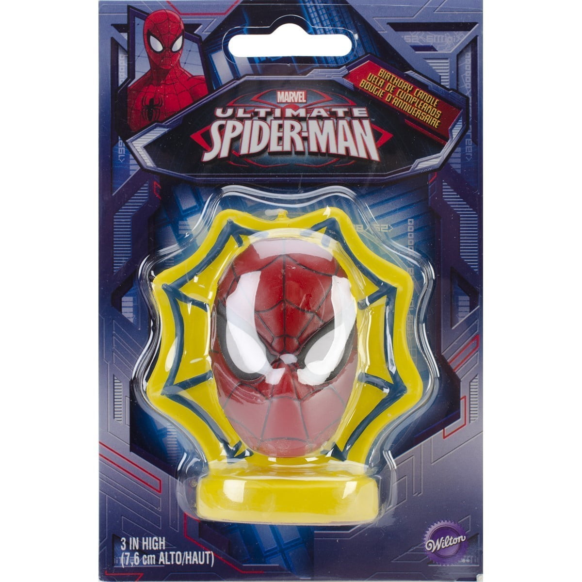 Wilton W Candle 3 Inch 1 Pack Spider Man Walmart Com Walmart Com