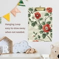 thumbnail image 4 of FORMRS Acrylic Clipboard with Low Profile Clip Standard A4 Letter Size, 12.5" x 9", Red Floral Pattern, 4 of 8