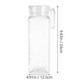 Carafe Glass Water Jugs Night Dispensers Beverage Cold Tea Juice Orange