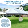 thumbnail image 3 of Party Tents Direct Weekender West Coast Frame Party Tent, White, 20 ft x 40 ft, 3 of 8