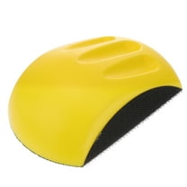 Masteelf  Manual Grinding Disc PU Foams Belt Mouse Sander Grinder Yellow