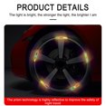 thumbnail image 4 of 40pcs Reflective Wheel Rim Stickers for Cars and Trucks - Night Safety Decorative Strips, 4 of 6