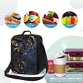 thumbnail image 3 of Balery Elegant Gold Scrollwork Caja de Almuerzo y Bolsa de Almuerzo para Hombres y Mujeres, Bolsa de Almuerzo Reutilizable con Gran Capacidad, Bolsa de Almuerzo Aislada, 3 of 4