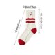 thumbnail image 3 of Calcetines navideños para mujer | Calcetines de media caña de forro polar grueso para otoño e invierno | Calcetines cálidos de felpa con bordado festivo | Pack de 2 calcetines navideños multicolores, 3 of 5