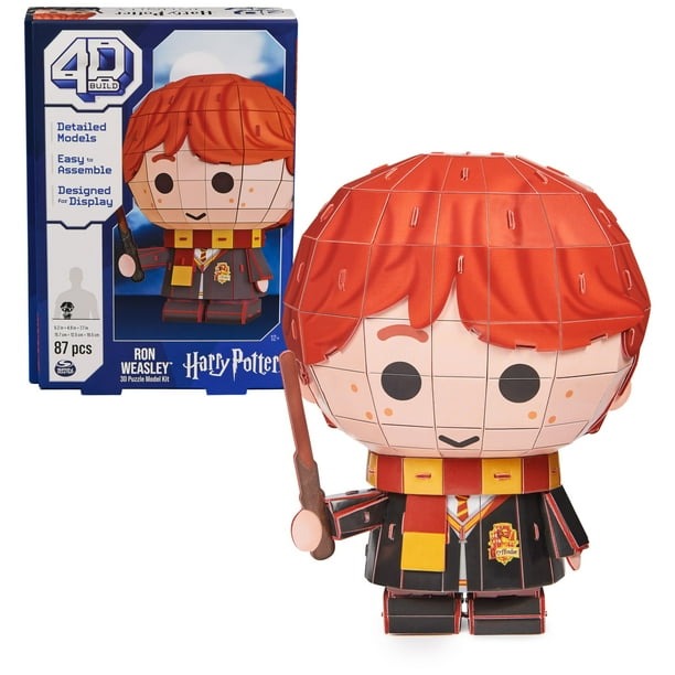 Kit de maquetas de rompecabezas 3D de Harry Potter Ron Weasley, 87 piezas