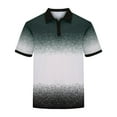thumbnail image 6 of HomeGardon Mens Polo Shirts Short Sleeve,Mens Shirts Summer Clearance!Men's Lapel Button Color Matching Loose Casual Shirt,S-XXXL, 6 of 6