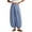 Light Blue,#029, variant on Womens Balloon Pants Wide Leg Barrel Pants Baggy Trousers Elastic Waist Casual Lounge Travel Pants with Pockets,L